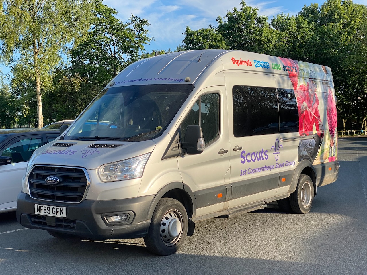 1st Copmanthorpe Scouts minibus