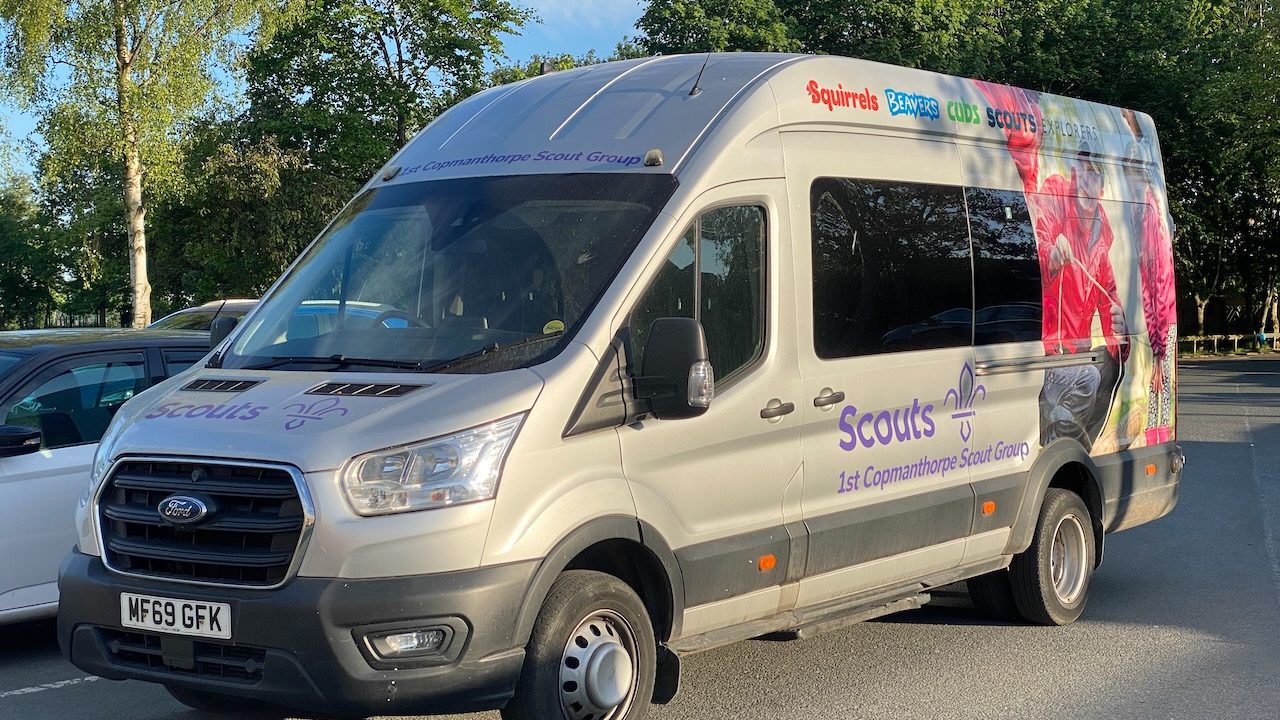 1st Copmanthorpe Scouts minibus